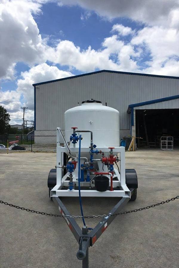 Mobile RO trailer unit for rapid deployment